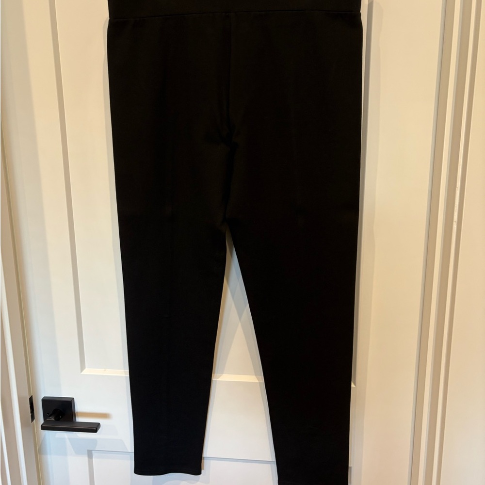 INC International Concepts Black Leggings Sleek Tailored Fit - Picture 3 of 5